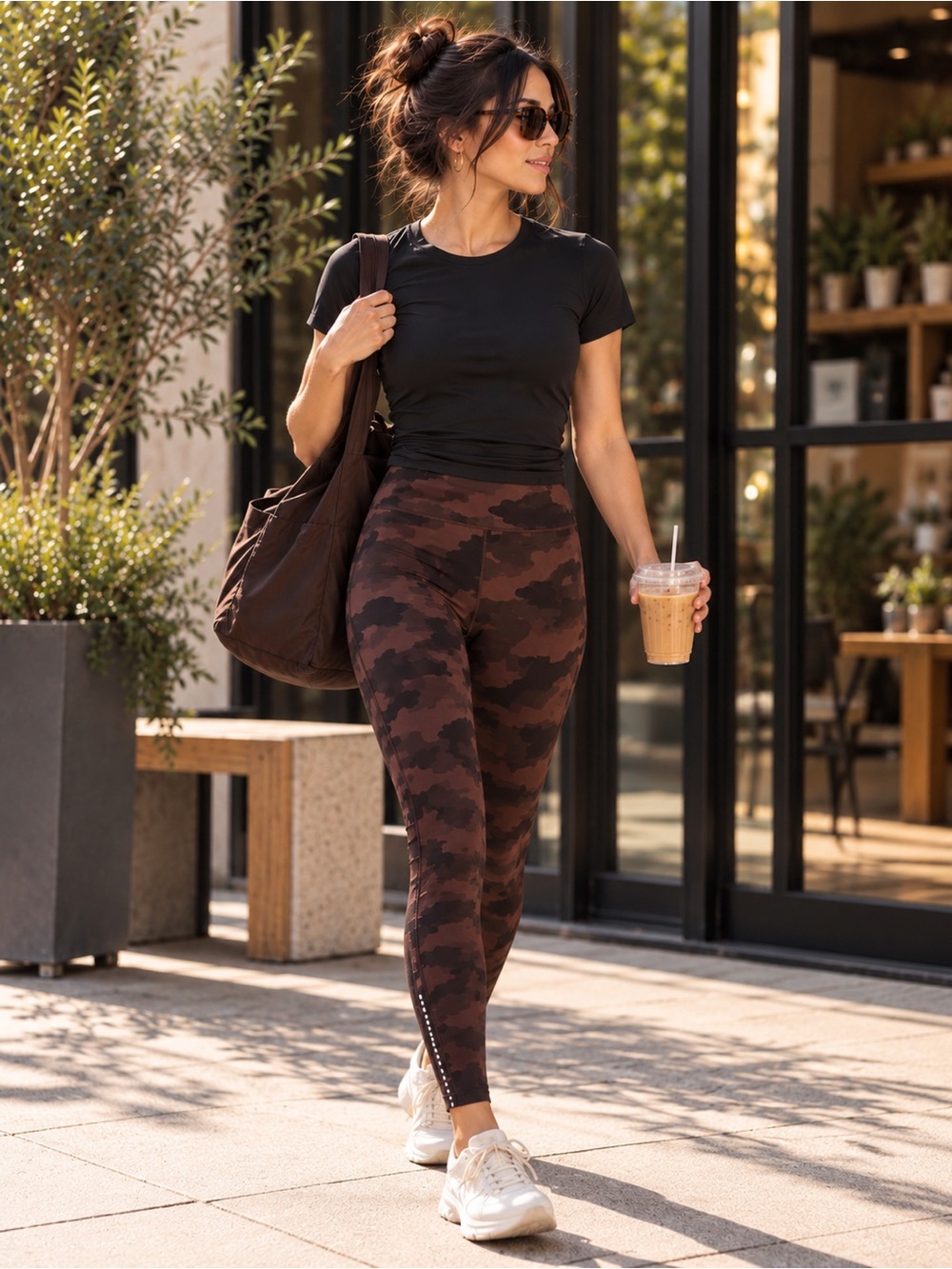 Lululemon Wunder Train Brown Earth
Camo Leggings Size 6